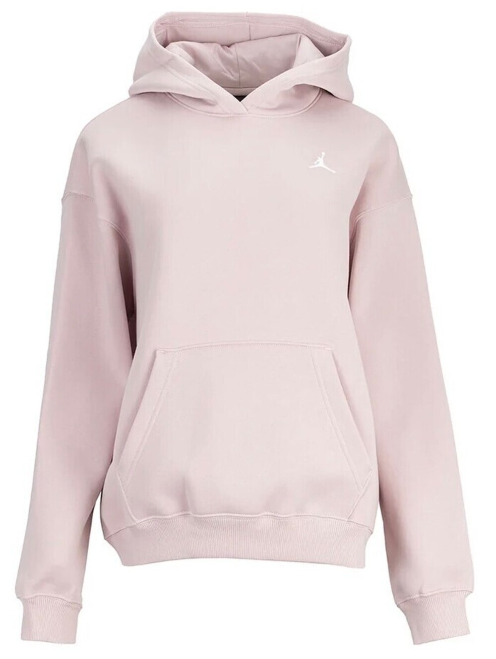 Nike Jordan Brooklyn Fleece Pullover Hoodie NWT Particle Rose/White Small